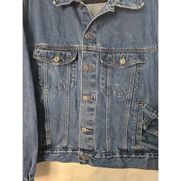 Vintage Wrangler Hero Denim Jacket Mens Size XL - Picture 2 of 6